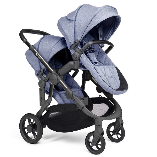 ICandy Orange Double Combo Mist Blue Marl Geschwisterkinderwagen | Inkl. Praktischem Zubehör – Bild 7
