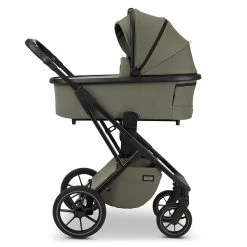 Moon Piú Kombi-Kinderwagen Moss Green/black Matt Zubehör Bundle -Baby Produkt Laden k24 piu 64960630 wanne mossgreen 655 3 right 1