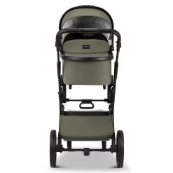 Moon Piú Kombi-Kinderwagen Moss Green/black Matt Zubehör Bundle -Baby Produkt Laden k24 piu 64960630 wanne mossgreen 655 5 back 1
