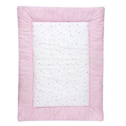 Schardt Krabbeldecke Herzchen Rosa 100x135 Cm Kuschelige Unterlage Zum Spielen