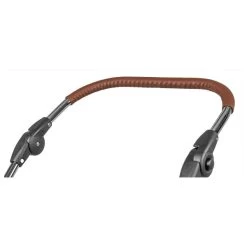 HESBA Condor Coupe Kinderwagen Außen 546 Innen 180 Teilleder - Räder Schwarz 30 Cm, Griff Hellbra -Baby Produkt Laden ledergriff hellbraun 9522 9