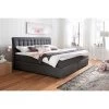 Meise Lenno Boxspringbett 160 X 200 Cm Anthrazit Stoff Kopfteil Gesteppt & Gratis Lieferung -Baby Produkt Laden lenno boxspring anthrazit 4086 16 anthrazit gr 2
