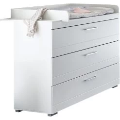 Arthur Berndt Liene Wickelkommode Weiß/matt Inkl. Wickelaufsatz