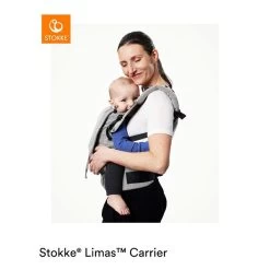 Stokke® Limas™ Flex Babytrage Valerian Mint -Baby Produkt Laden limasflex slatemel front 220425 0466 rt 1