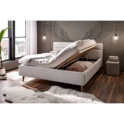 Meise Möbel Lotte Bett Eisblau Mit Bettkasten Und Federholzrahmen 180 X 200 Cm -Baby Produkt Laden lotte hellgrau 83 bk detail 8306 18 grob 4