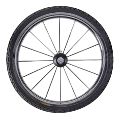 HESBA ClassicKorb Kinderwagen Außen 685 Innen 180 Black Edition - Räder Schwarz 30 Cm, Ledergriff Dunkelgrün -Baby Produkt Laden metall luftkammerrad sl schlauchlos 14 0 1 1