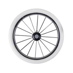 HESBA Corrado Kinderwagen Außen 647 Innen 250 Teilleder Räder Weiß 30 Cm, Ledergriff Hellbraun -Baby Produkt Laden metallspeichenrad eva 250 gr 8 1 1 1 1 1