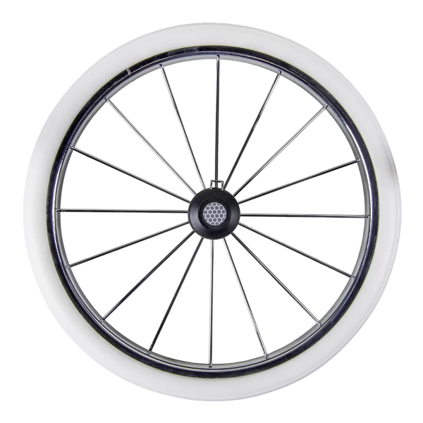 HESBA Condor Coupe Kinderwagen Außen 274 Innen 232 Räder Weiß 30 Cm, Ledergriff Greige 6 HESBA Condor Coupe Kinderwagen Außen 274 Innen 232 Räder Weiß 30 Cm, Ledergriff Greige – Bild 4