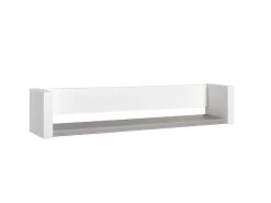 Schardt Milano Pinie Wickelkommode Weiß/Silber 3 Schubkästen - Mit Wickelaufsatz -Baby Produkt Laden milano pinie silber weiss wandbord 2