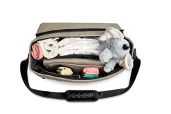 Moon Premium Wickeltasche Mud Mit Wickelauflage, Geldtasche & Befestigungssystem -Baby Produkt Laden moon k23 messengerbag mud 0547