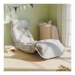 Nature Kid Faltsessel Grau Mehrfach Verstellbar Mit Rutschfestem Unterboden