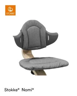 Stokke® Nomi® Kissen -Baby Produkt Laden nomi natural anthracite junior cush grey close 5426 rt