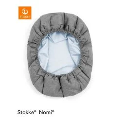 Stokke® Nomi® Newborn Set Grey/Grey Blue -Baby Produkt Laden nomi newborncover grey blue 220901 5568 rt 1 1