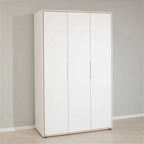 Paidi Lieven Kleiderschrank 3T Kreideweiß/Eiche-Montana 4 Paidi Lieven Kleiderschrank 3T Kreideweiß/Eiche-Montana – Bild 2