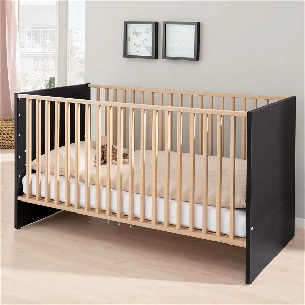 Paidi Tomke Kinderbett Naturschwarz/Eiche-Bordeaux 70x140 Cm 4 Paidi Tomke Kinderbett Naturschwarz/Eiche-Bordeaux 70x140 Cm – Bild 2