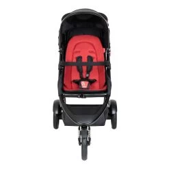 Phil&teds Dot Buggy Inklusive Sitzauflage Chili -Baby Produkt Laden phil teds dot buggy in chili red colour front view 1