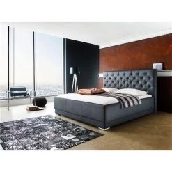 Meise Möbel Pisa Polsterbett Schwarz Kunstleder - Zum Aktionspreis & Gratis Lieferung