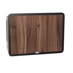 Timkid QuattroQ Wandwickeltisch Anthrazit Nussbaum Inklusive Wickelmatte | Elegant Horizontal Design