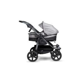 Tfk Trio Kombi Kinderwagen Grau Drillingswagen Mit Luftkammerreifen -Baby Produkt Laden rs1122 t t1 ke 315 3 scr gr