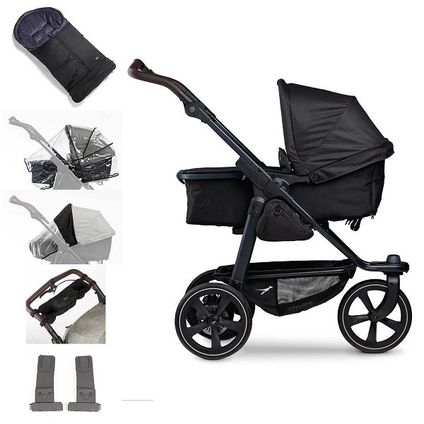 Tfk Mono 2 Kombi Kinderwagen Schwarz Luftkammer Radset Bundle Mit Cupholder 3 Tfk Mono 2 Kombi Kinderwagen Schwarz Luftkammer Radset Bundle Mit Cupholder