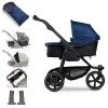 Tfk Mono 2 Kombi Kinderwagen Marine Mit Luftkammer Radset Bundle Mit Cupholder -Baby Produkt Laden rs1840 t m2 ke 334 1 lpr bundle cup