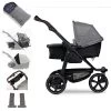 Tfk Mono 2 Kombi Kinderwagen Premium Grau Luftkammer Radset Bundle Mit Cupholder -Baby Produkt Laden rs1900 t m2 ke 415 1 lpr bundle cup