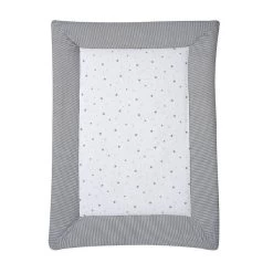 Schardt Krabbeldecke Sternchen Grau 100x135 Cm Kuschelige Unterlage Zum Spielen