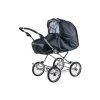 HESBA Regencape Für Kinderwagen - Nylon Schwarz -Baby Produkt Laden schwarzes regencape gr