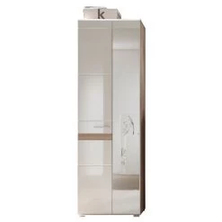 Trendteam Set-One Garderobenschrank Weiß / Eiche