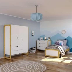 Nature Kid Laslo Kinderzimmer 3türig 90x200cm 3-teilig