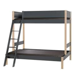 Manis-h Etagenbett VALE 90/140x200 Pfosten Buche Familien-Kombibett - 20 Farben Wählbar