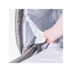 HESBA Condor Coupe Kinderwagen Außen 261 Innen 180 Teilleder - Räder Weiß 30 Cm, Griff Weiß -Baby Produkt Laden wash2 detail 2 gr 5