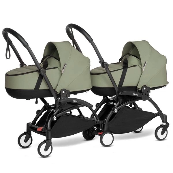 BABYZEN™ YOYO² Zwillingskinderwagen Olive Gestell Black 3 BABYZEN™ YOYO² Zwillingskinderwagen Olive Gestell Black