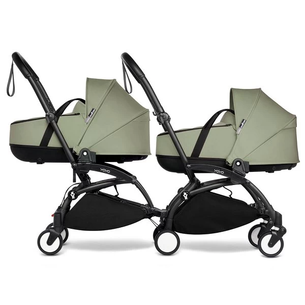 BABYZEN™ YOYO² Zwillingskinderwagen Olive Gestell Black 4 BABYZEN™ YOYO² Zwillingskinderwagen Olive Gestell Black – Bild 2